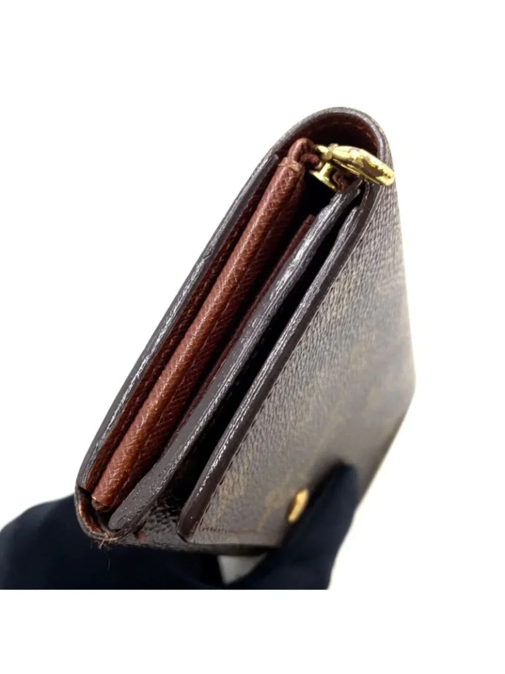 Louis Vuitton Porte-Monnaie Viet Tresor Monogram Leather Brown Bifold Wallet
